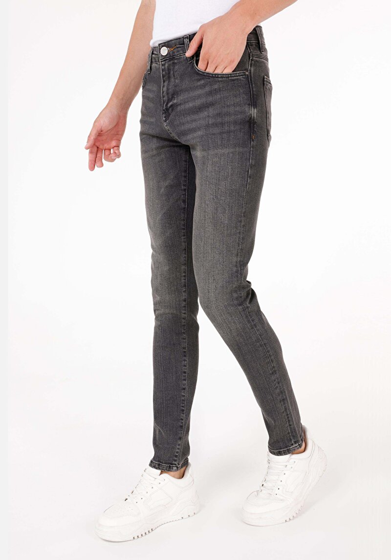 Показати інформацію про 041 Danny Джинси Чоловічі Чорні Вузького Крою Cl1070534