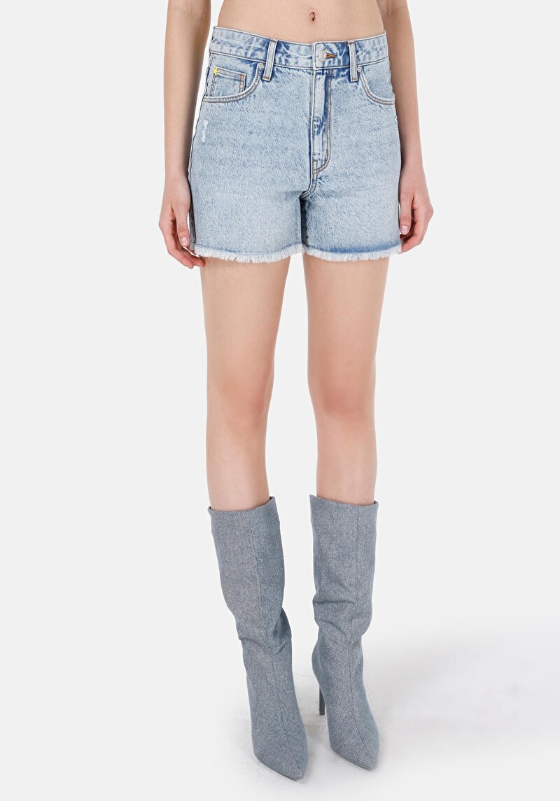 Показати інформацію про Шорти Жіночі Блакитні  Cl1069597