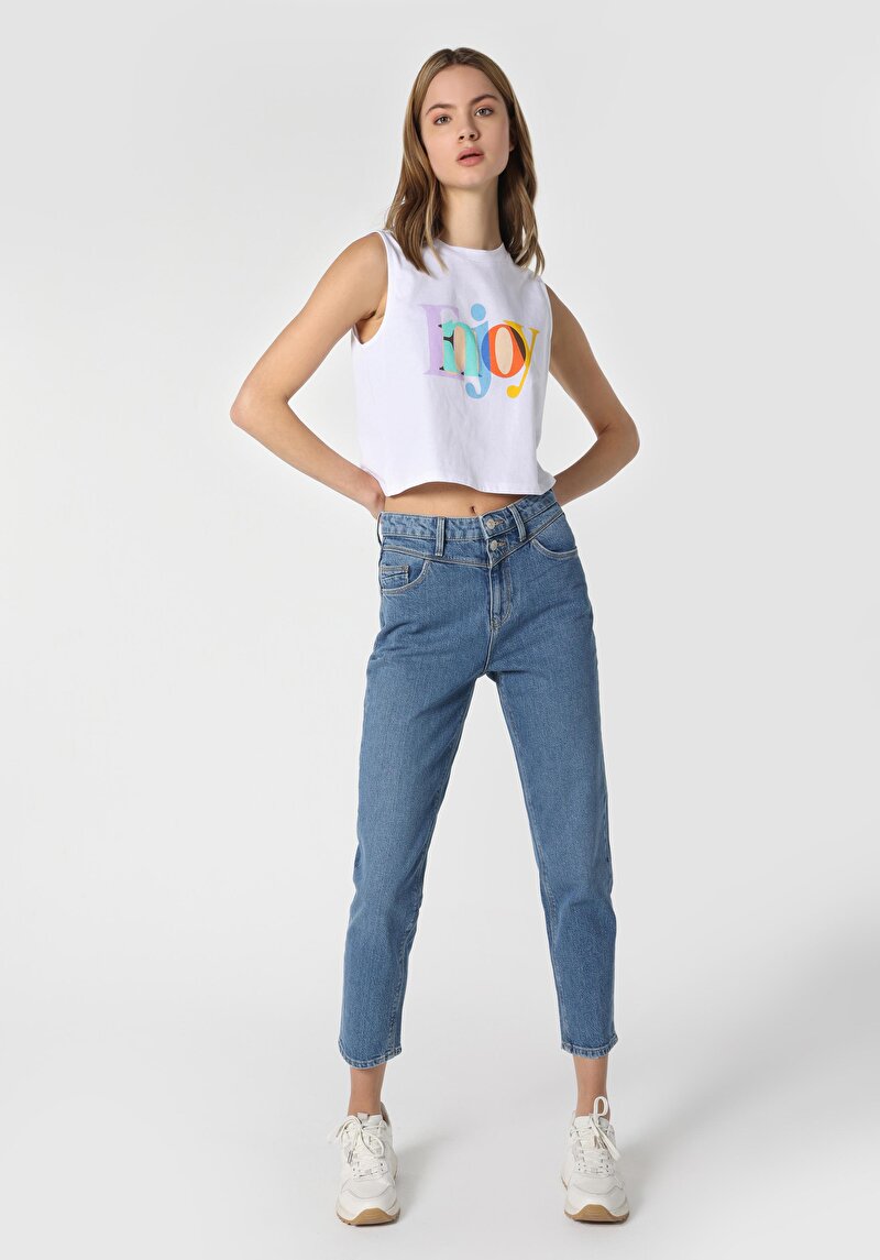 Зображення 896 Maria Джинси Жіночі Блакитні Cl1063499