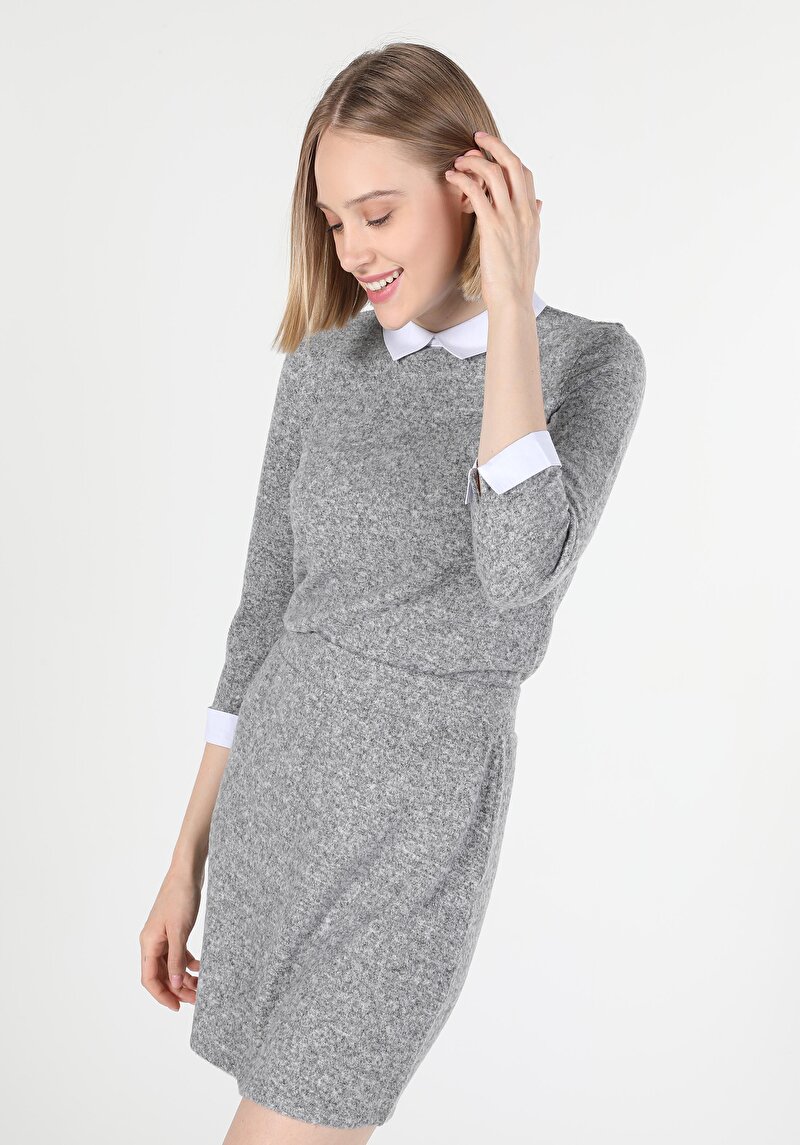 Зображення Футболка З Довгим Рукавом Жіноча Сіра  Cl1060274