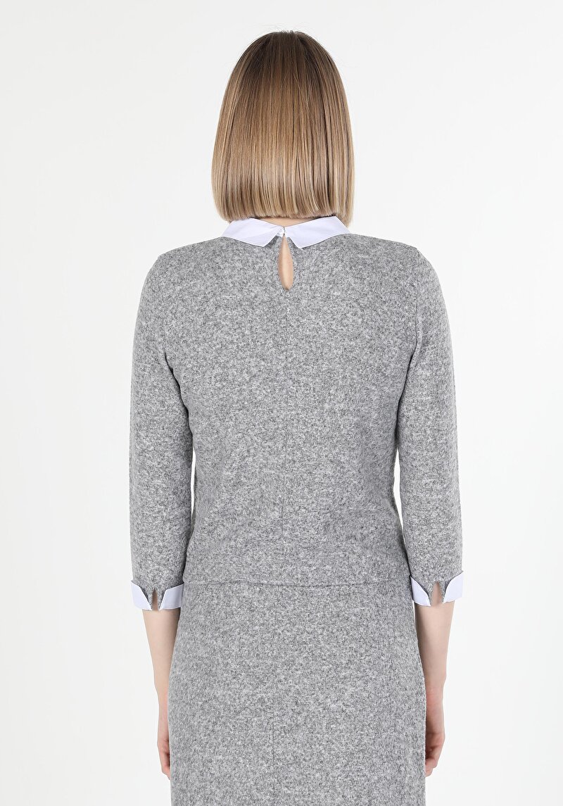 Показати інформацію про Футболка З Довгим Рукавом Жіноча Сіра  Cl1060274