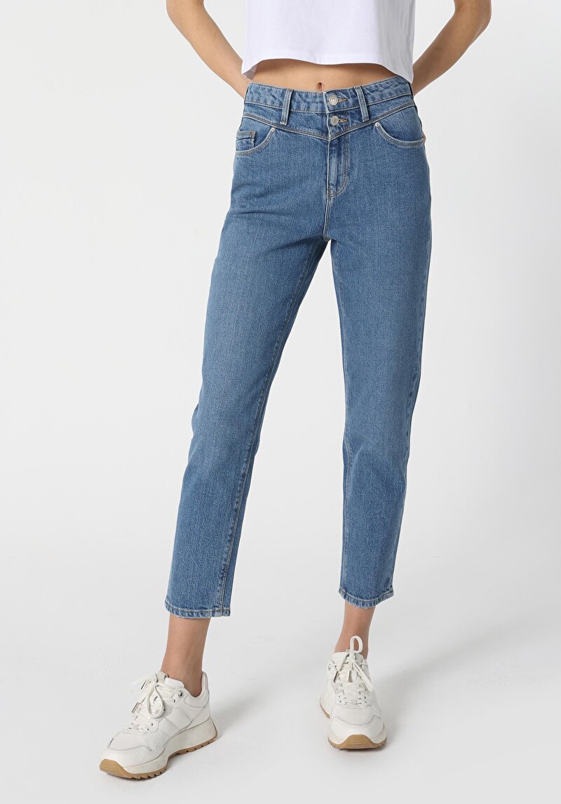 Зображення 896 Maria Джинси Жіночі Блакитні Cl1063499