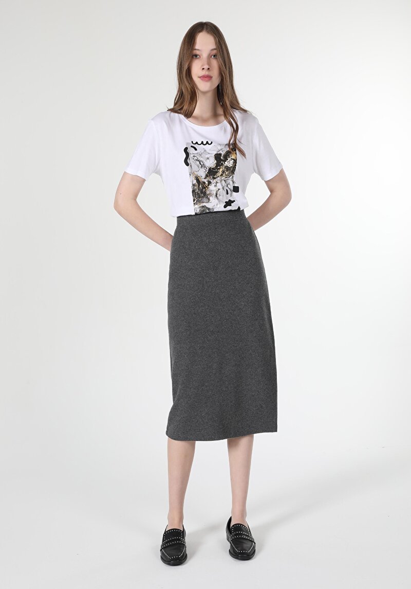 Зображення Спідниця Жіноча Сіра Cl1060275