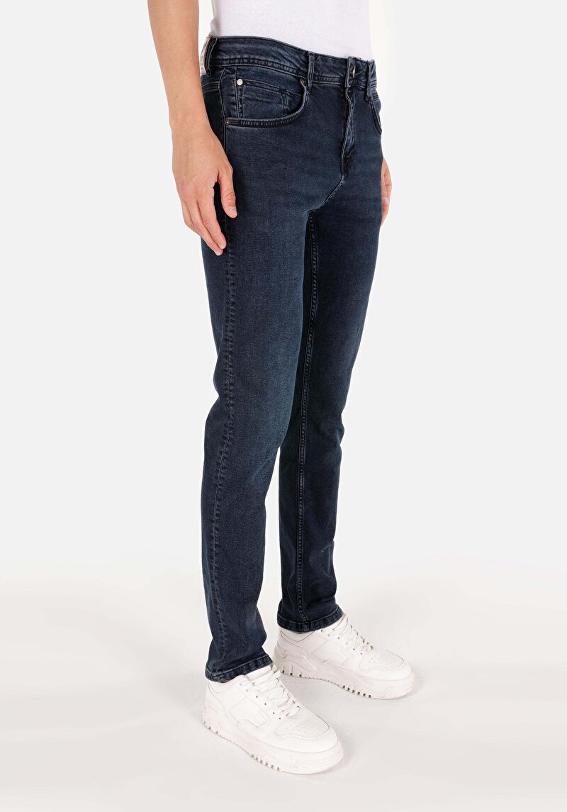 Зображення 044 Karl Джинси Чоловічі Блакитні Прямого Крою Cl1070552