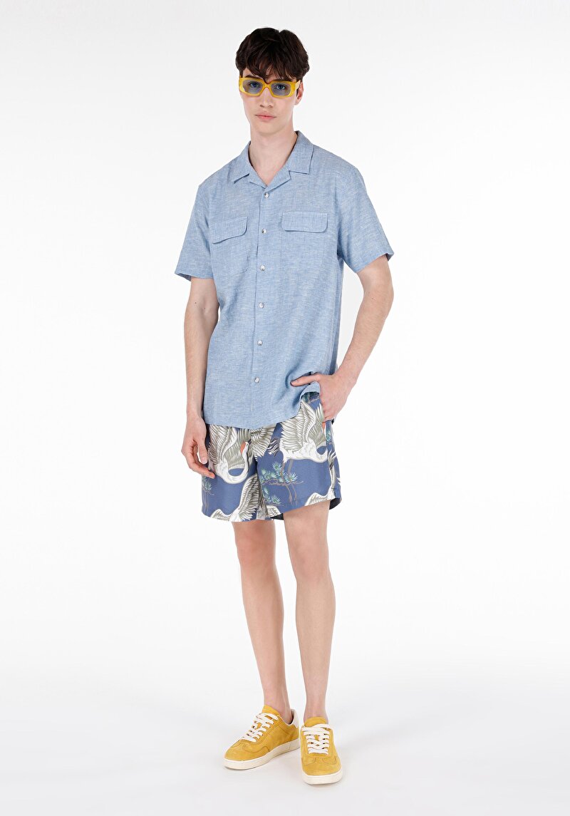 Зображення Шорти Пляжні Чоловічі Сині Cl1068176