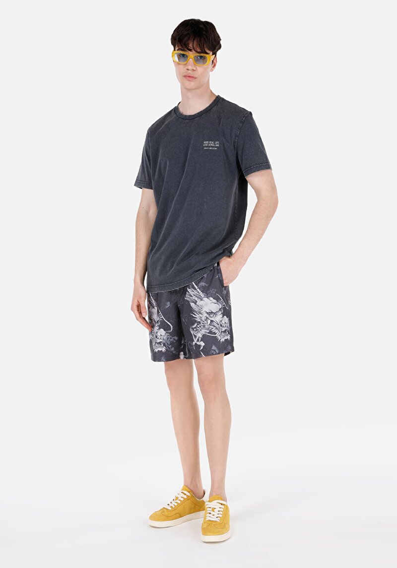 Зображення Шорти Пляжні Чоловічі Чорні  Cl1068179