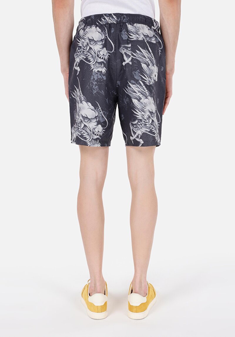 Показати інформацію про Шорти Пляжні Чоловічі Чорні  Cl1068179