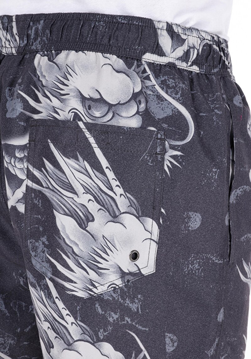 Показати інформацію про Шорти Пляжні Чоловічі Чорні  Cl1068179