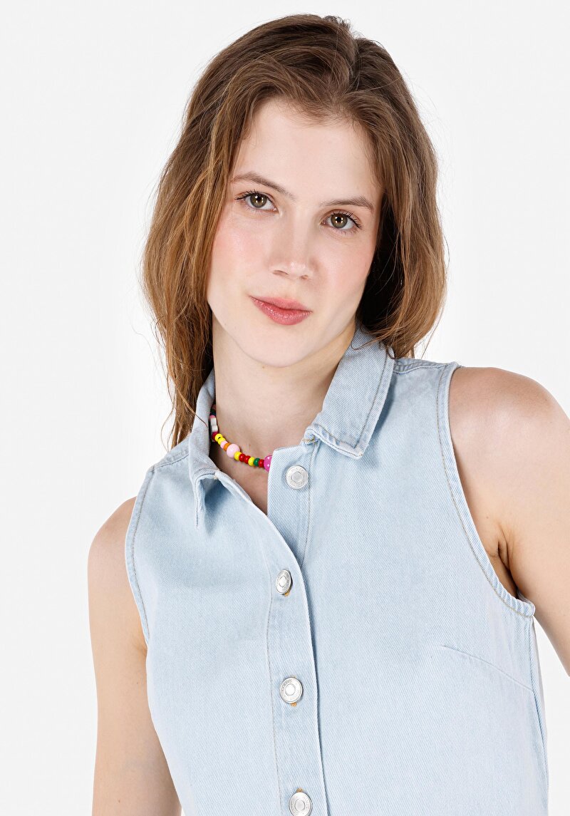 Зображення Жилет Жіночий Блакитний Cl1069619