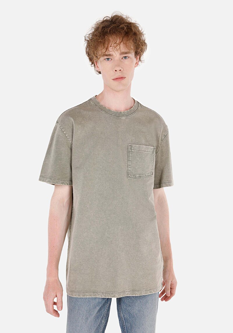 Зображення Футболка З Коротким Рукавом Чоловіча Зелена  Cl1070565