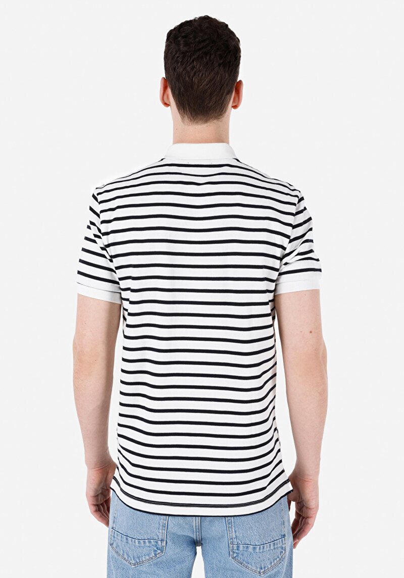 Показати інформацію про Поло З Коротким Рукавом Чоловіче Біле  Cl1068183