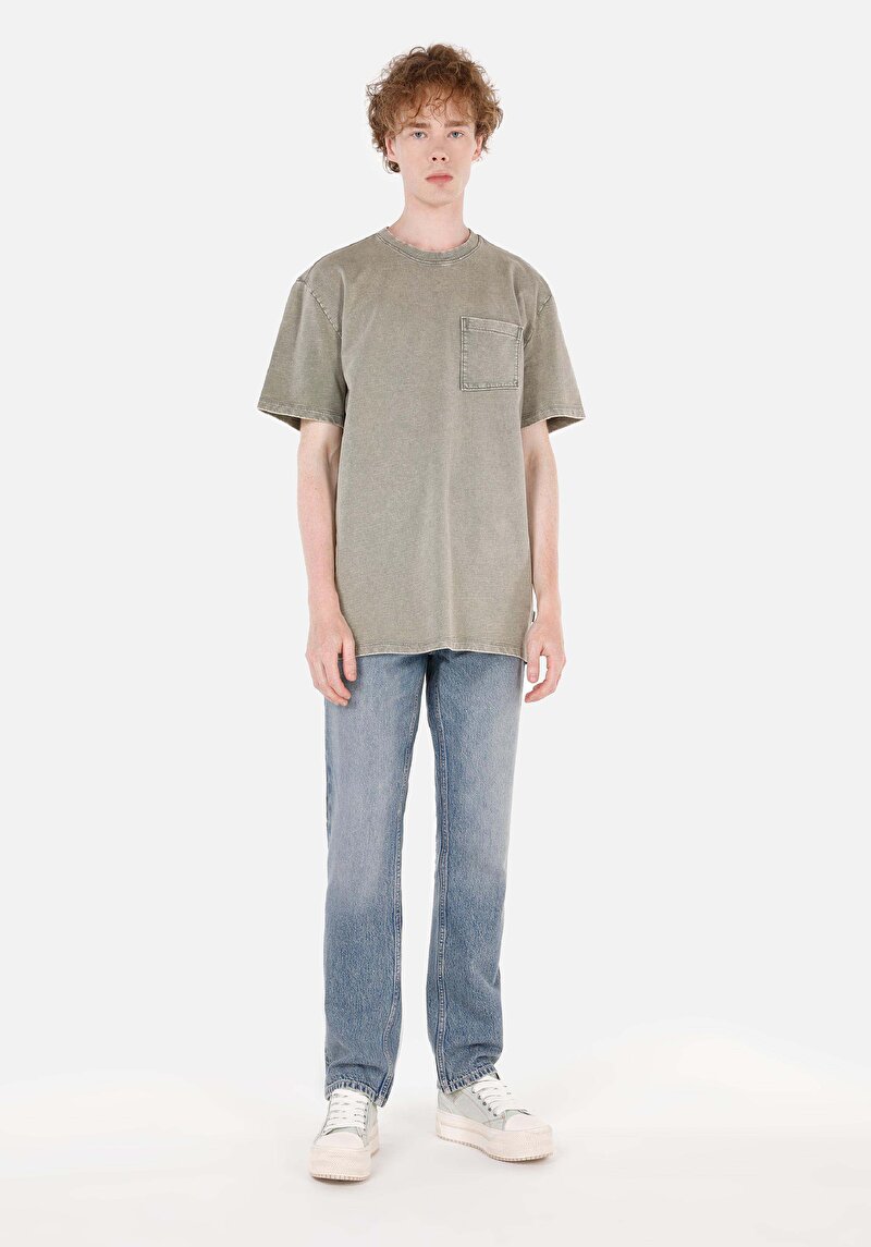 Показати інформацію про Футболка З Коротким Рукавом Чоловіча Зелена  Cl1070565