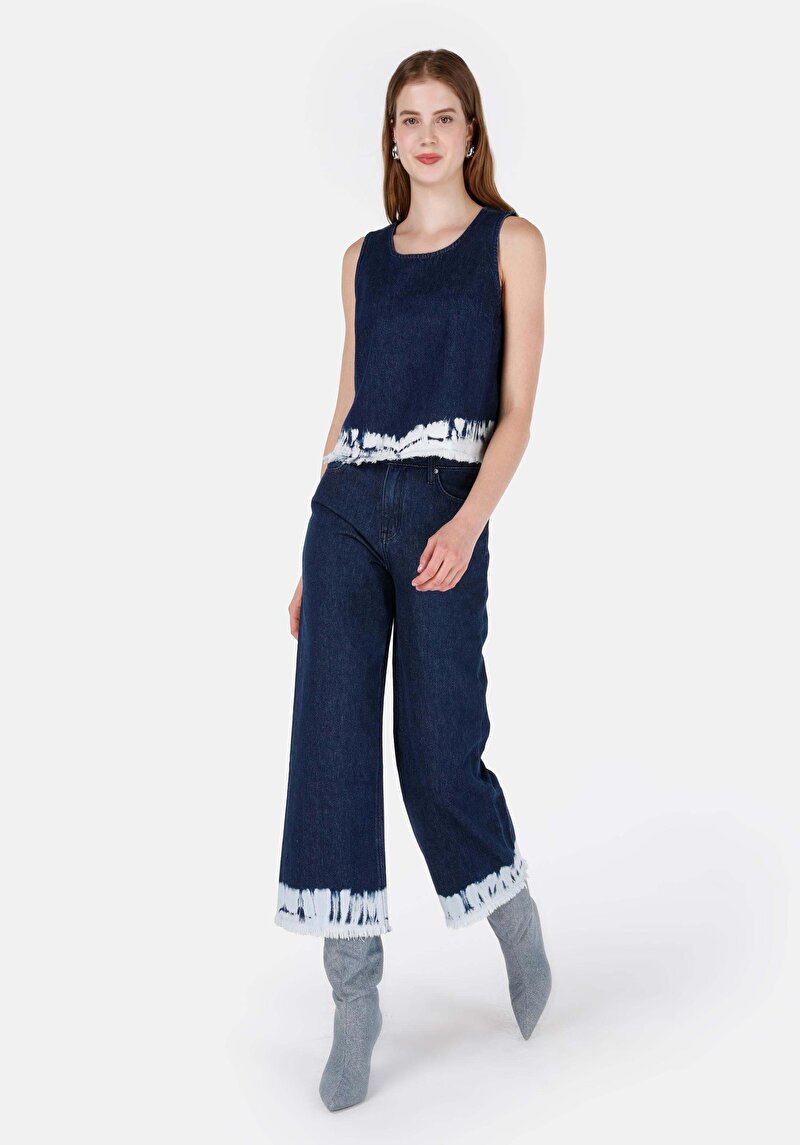 Зображення Блуза З Коротким Рукавом Жіночий Джинсовий Cl1069620