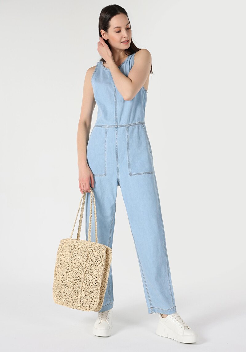 Показати інформацію про Комбінезон Жіночий Блакитний  Cl1063522