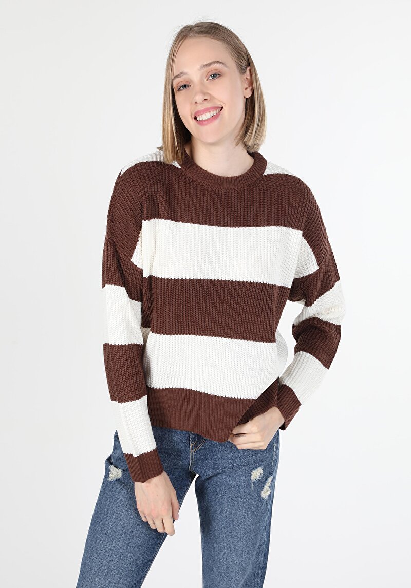 Показати інформацію про Светр Жіночий Коричневий  Cl1060295