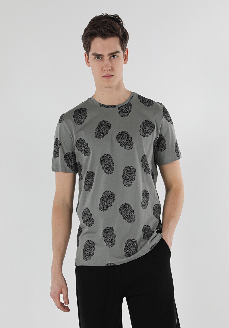 Зображення Футболка З Коротким Рукавом Чоловіча Зелена  Cl1054898