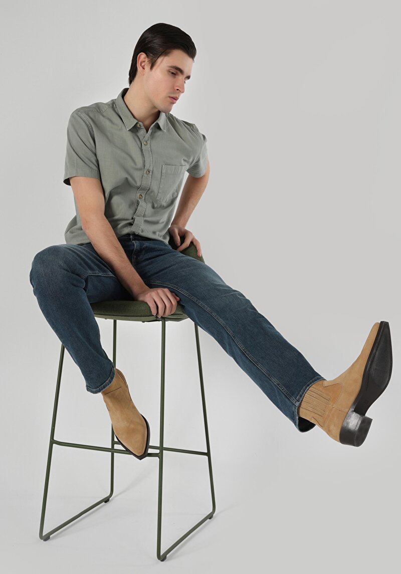 Зображення 045 David Джинси Чоловічі Блакитні Класичного Крою Cl1063538