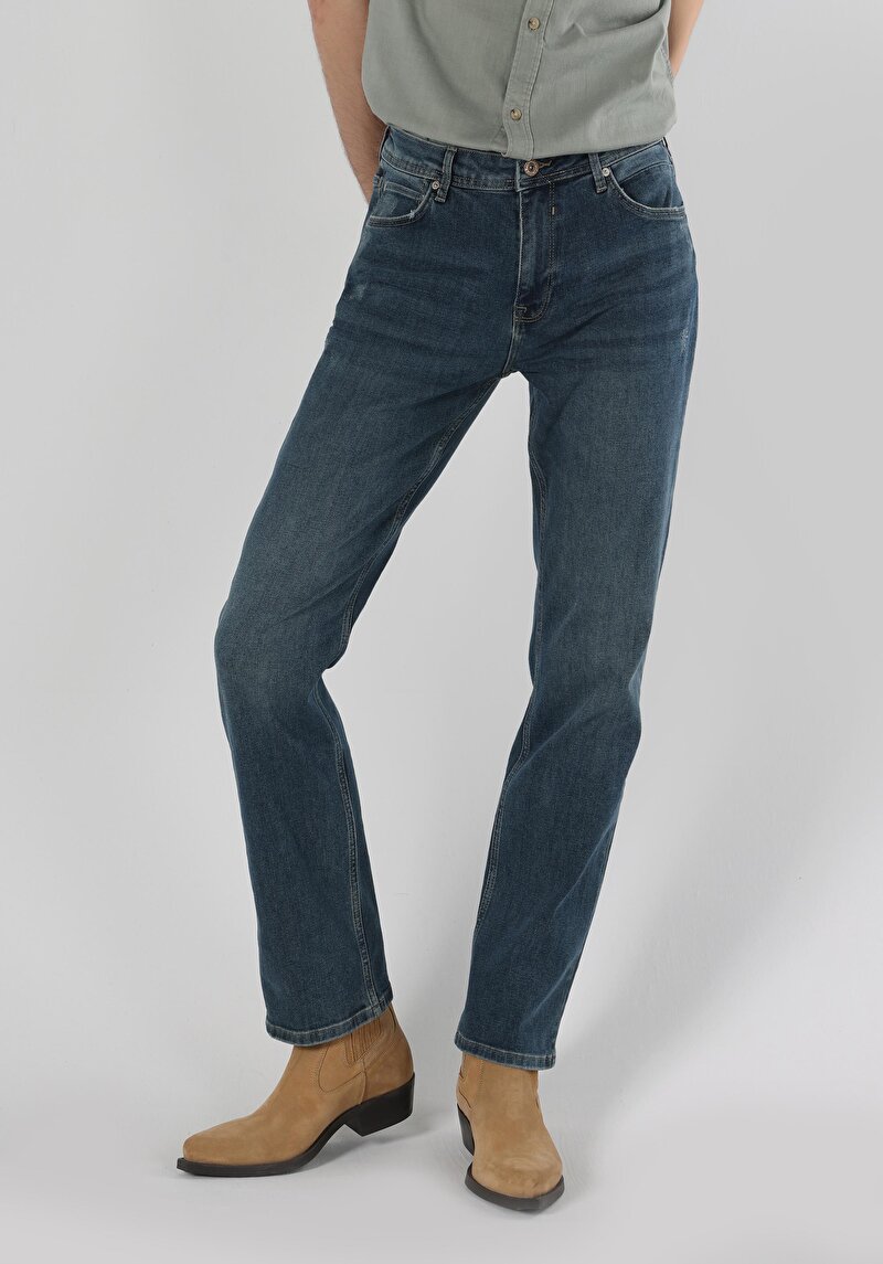 Показати інформацію про 045 David Джинси Чоловічі Блакитні Класичного Крою Cl1063538