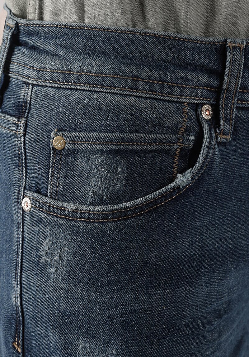 Показати інформацію про 045 David Джинси Чоловічі Блакитні Класичного Крою Cl1063538