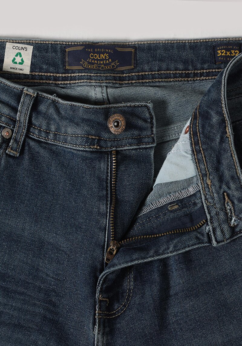 Показати інформацію про 045 David Джинси Чоловічі Блакитні Класичного Крою Cl1063538