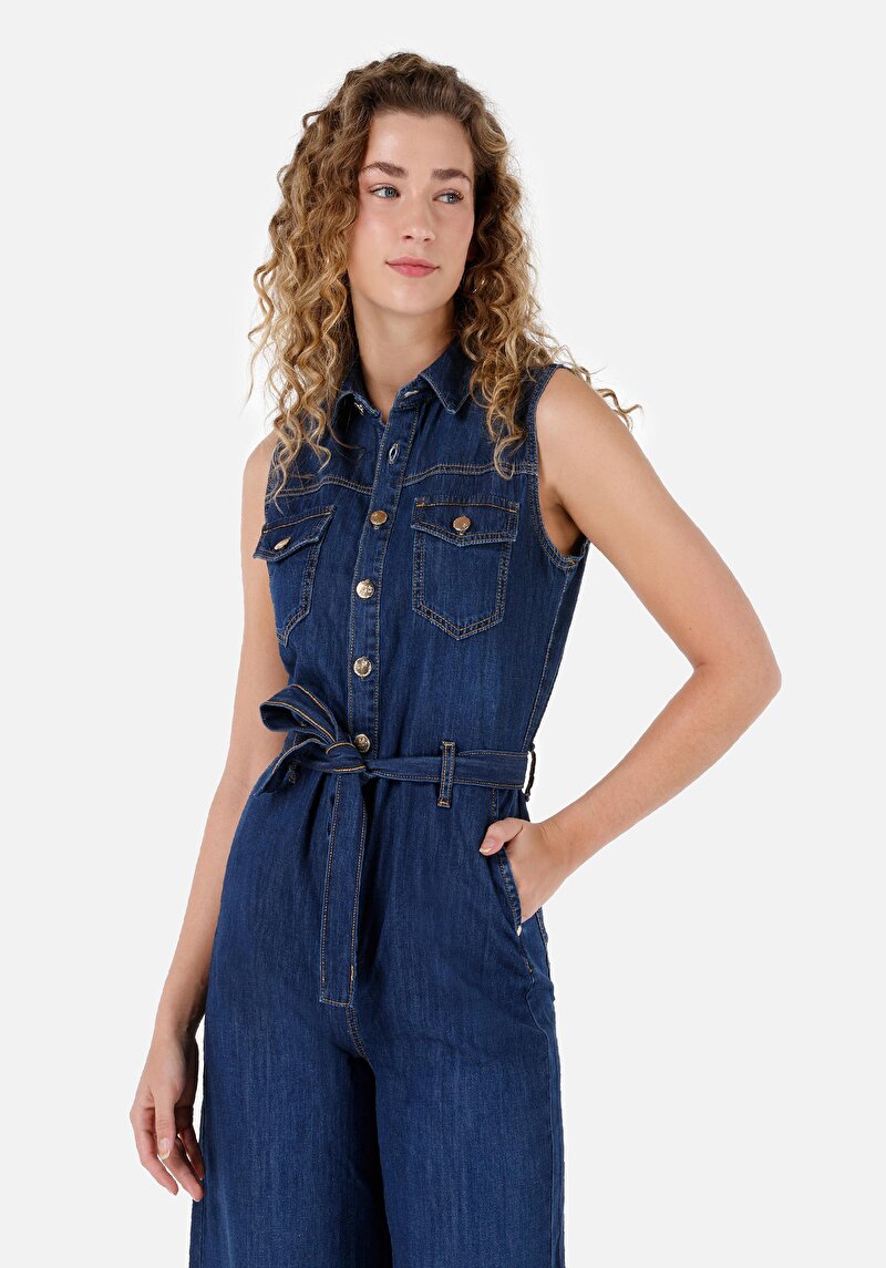 Показати інформацію про Комбінезон Жіночий Блакитний  Cl1069640