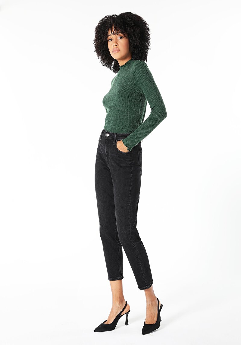 Зображення Футболка З Довгим Рукавом Жіноча Зелена  Cl1060309