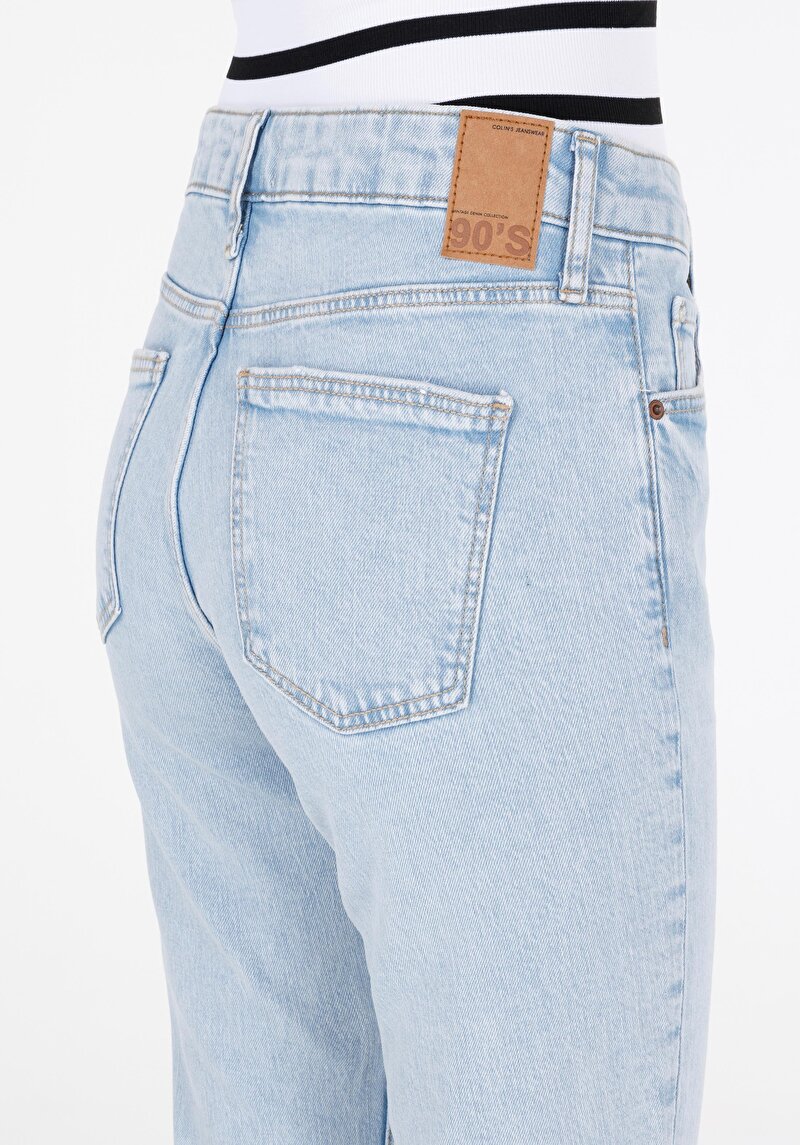 Показати інформацію про 776 Clara Джинси Жіночі Блакитні Вузького Крою Cl1069650