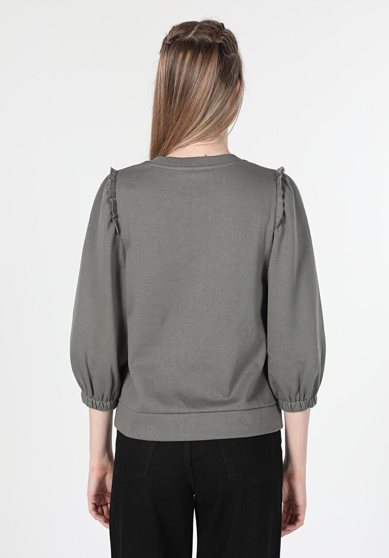 Зображення Футболка З Довгим Рукавом Жіноча Сіра  Cl1060337