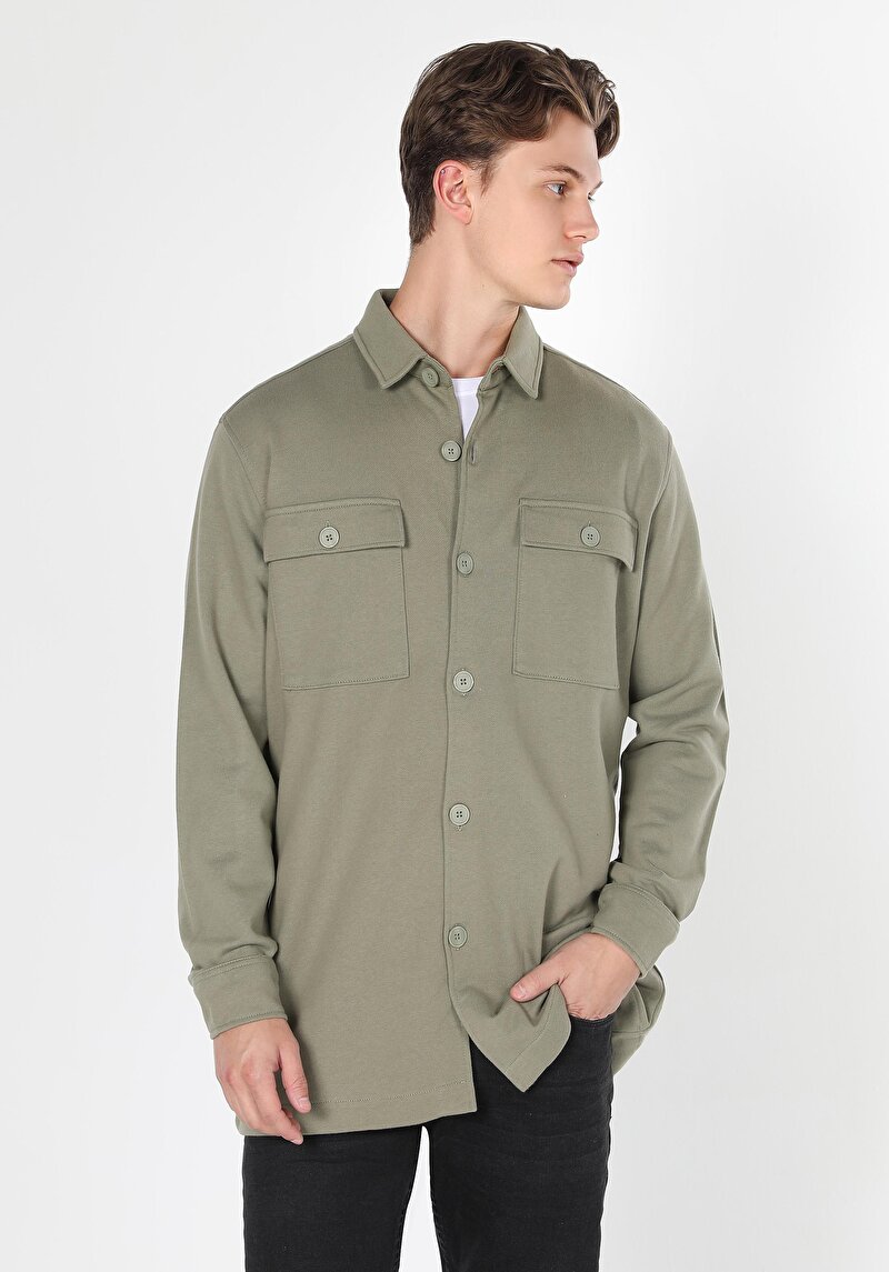 Показати інформацію про Піджак Чоловічий Зелений  Cl1061858