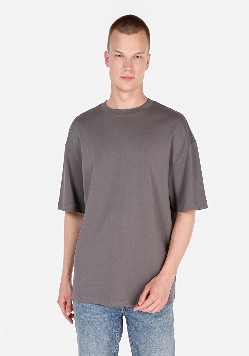 Зображення Футболка З Коротким Рукавом Чоловіча Сіра  Cl1069744