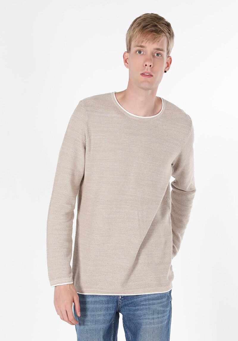 Зображення Светр Чоловічий Бежевий  Cl1056038