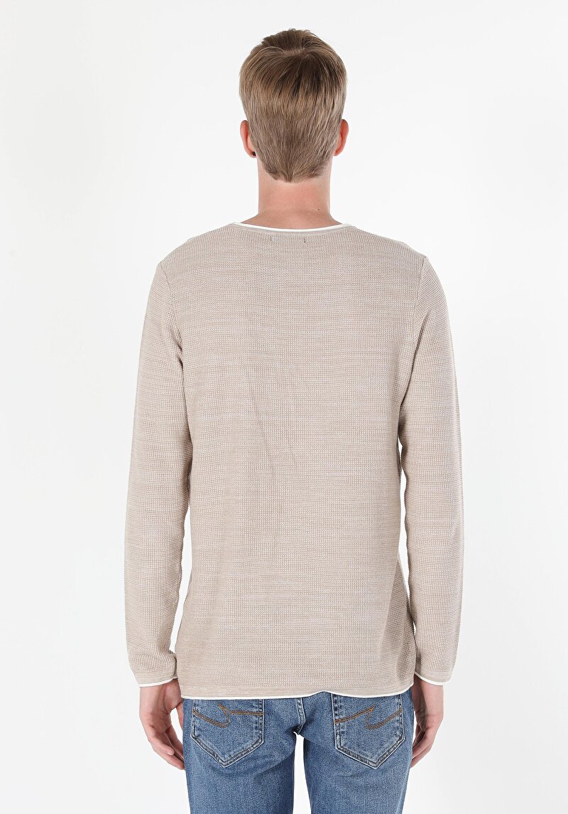 Показати інформацію про Светр Чоловічий Бежевий  Cl1056038