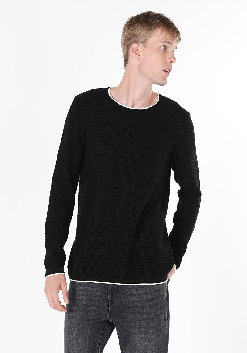 Показати інформацію про Светр Чоловічий Чорний  Cl1056038