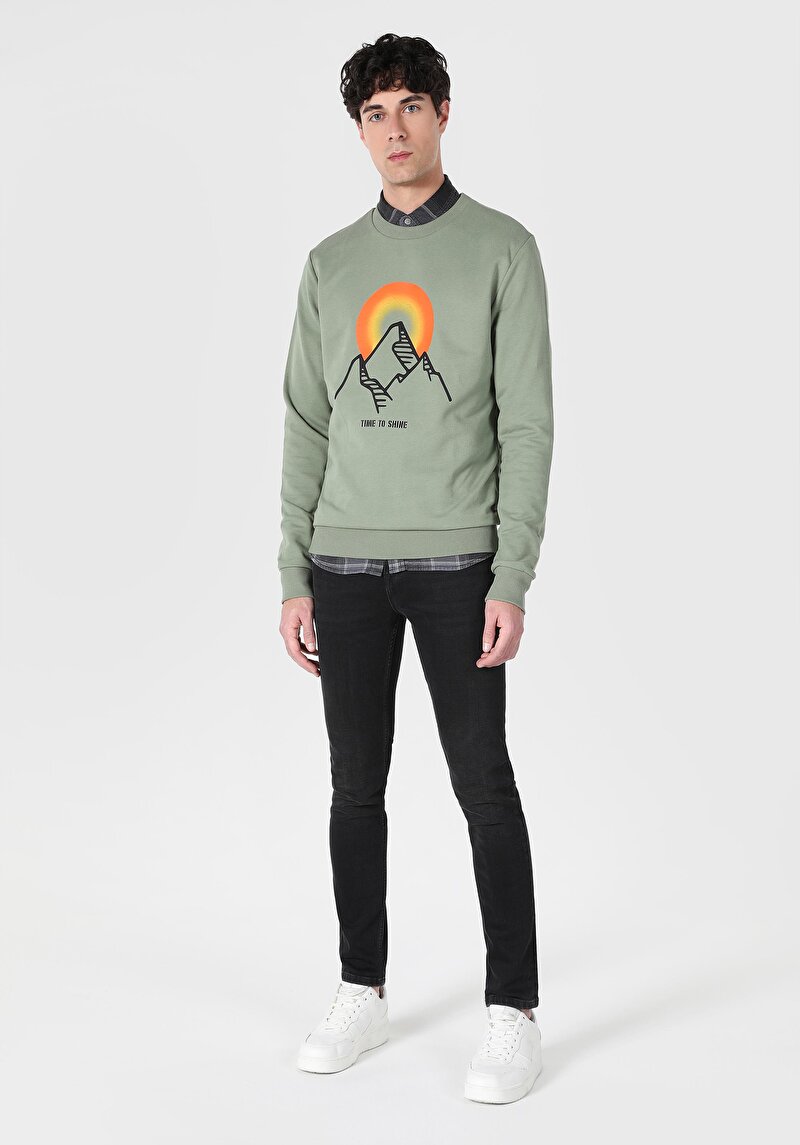 Зображення Толстовка Чоловіча Зелена  Cl1061898