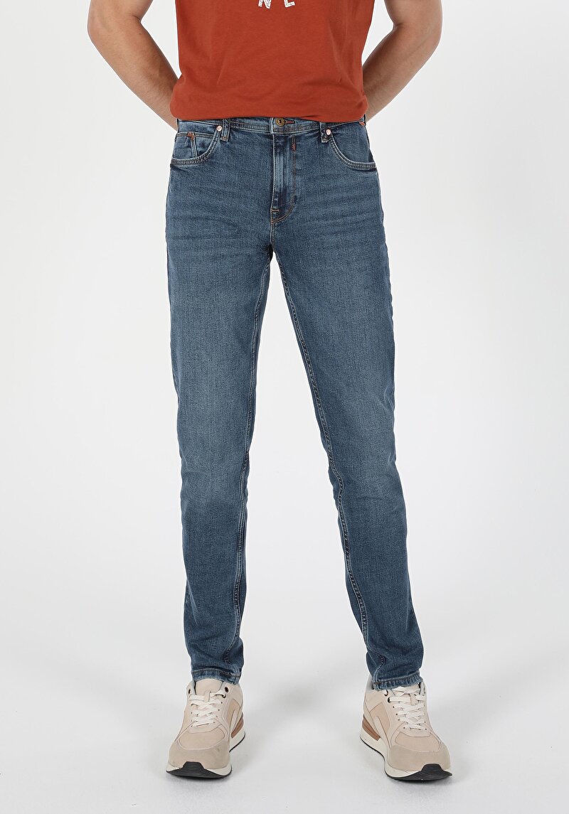 Показати інформацію про 041 Danny Джинси Чоловічі  Вузького Крою Cl1060412