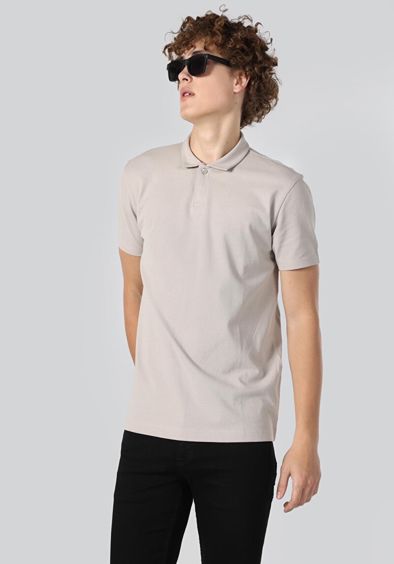 Показати інформацію про Поло З Коротким Рукавом Чоловіче Сіре  Cl1059159