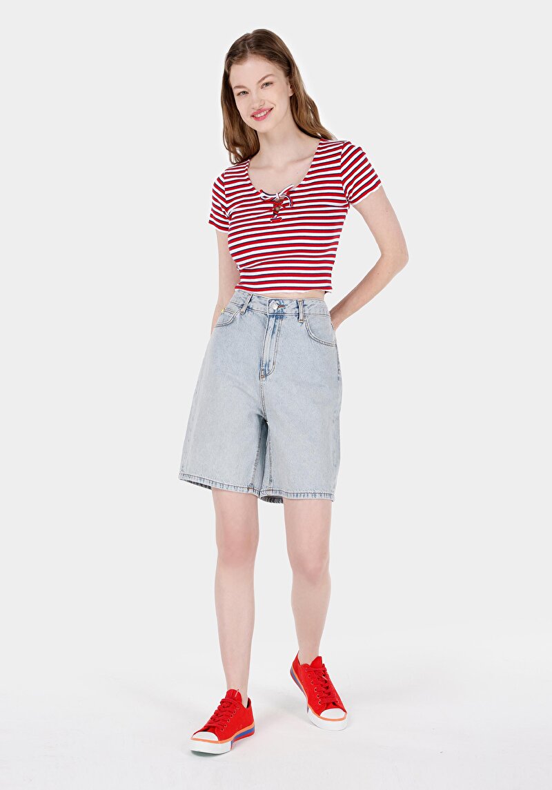 Зображення Шорти Жіночі Блакитні Cl1069767