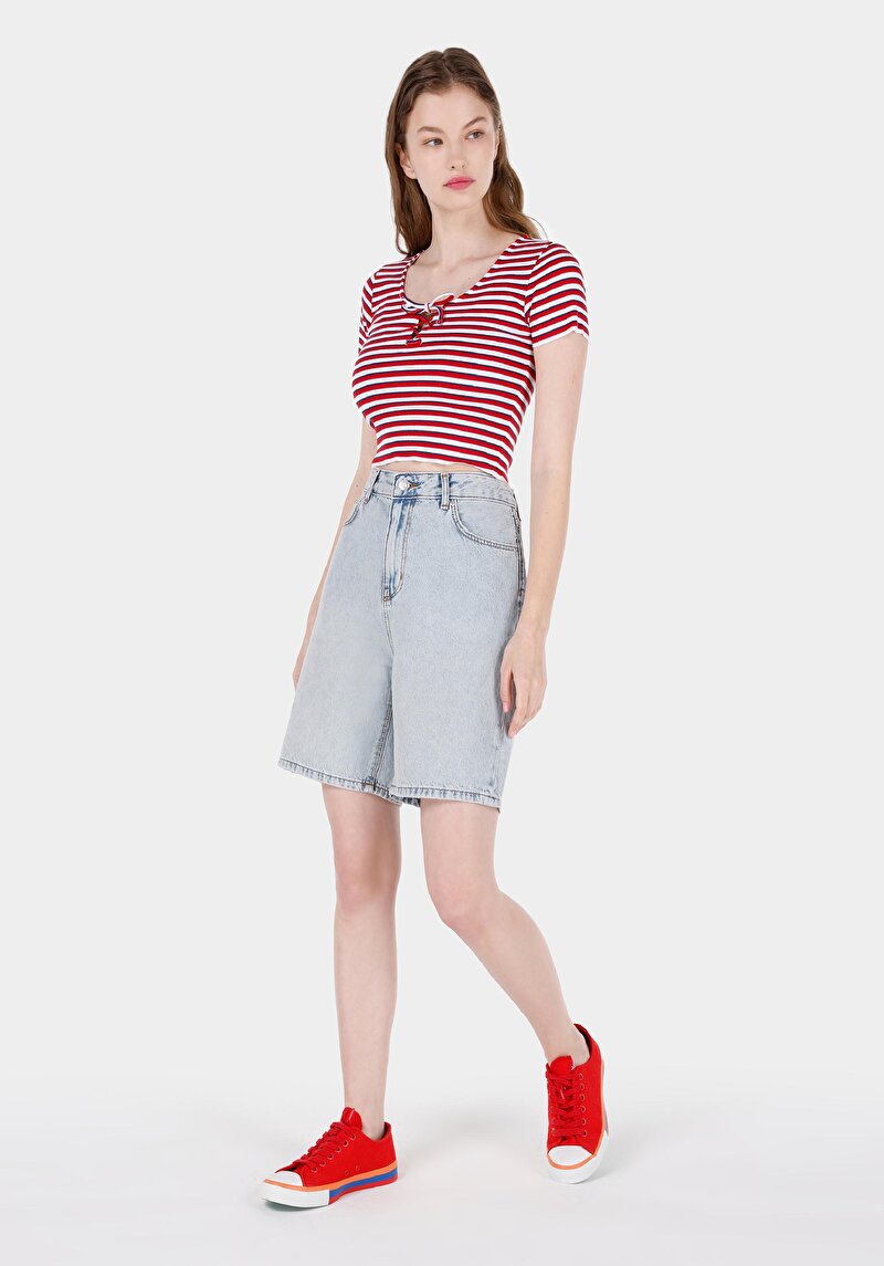 Показати інформацію про Шорти Жіночі Блакитні  Cl1069767