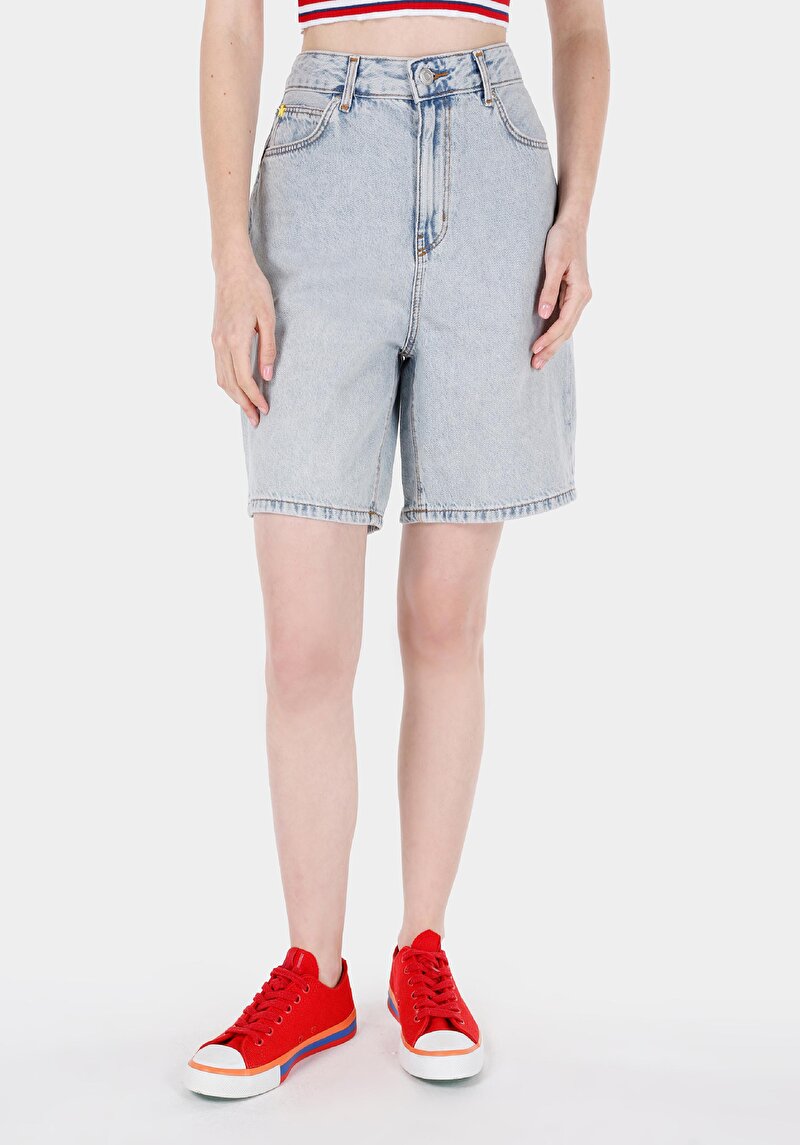 Показати інформацію про Шорти Жіночі Блакитні  Cl1069767