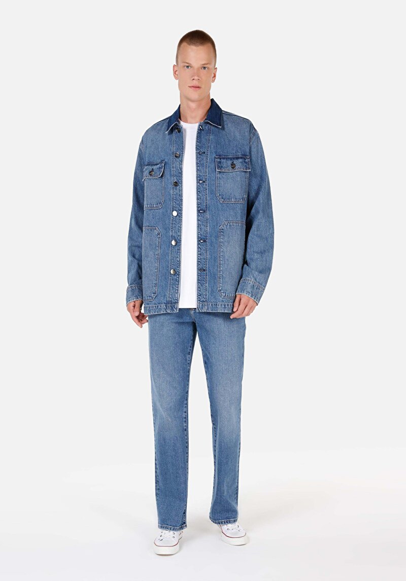 Показати інформацію про Піджак Чоловічий Блакитний  Cl1070611