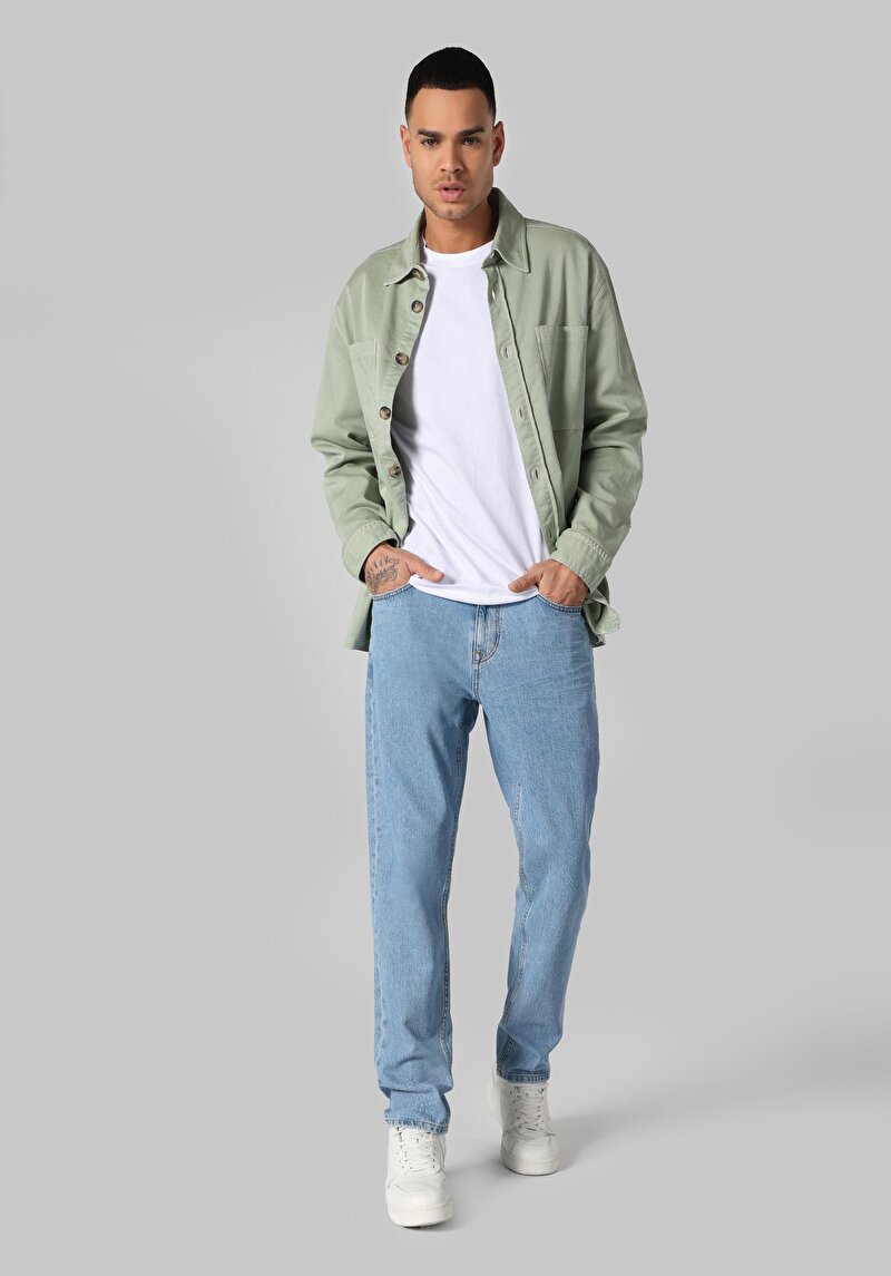 Зображення 067 Jack Джинси Чоловічі Блакитні Класичного Крою Cl1059199