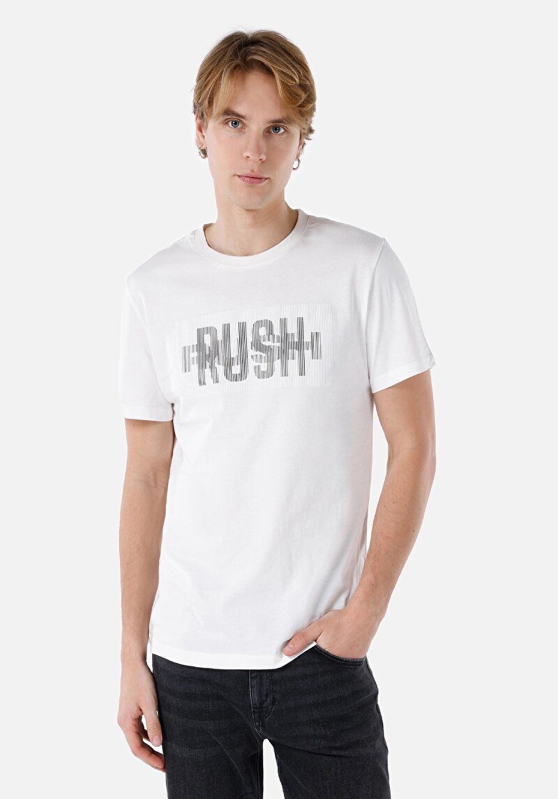 Зображення Футболка З Коротким Рукавом Чоловіча Біла  Cl1068393