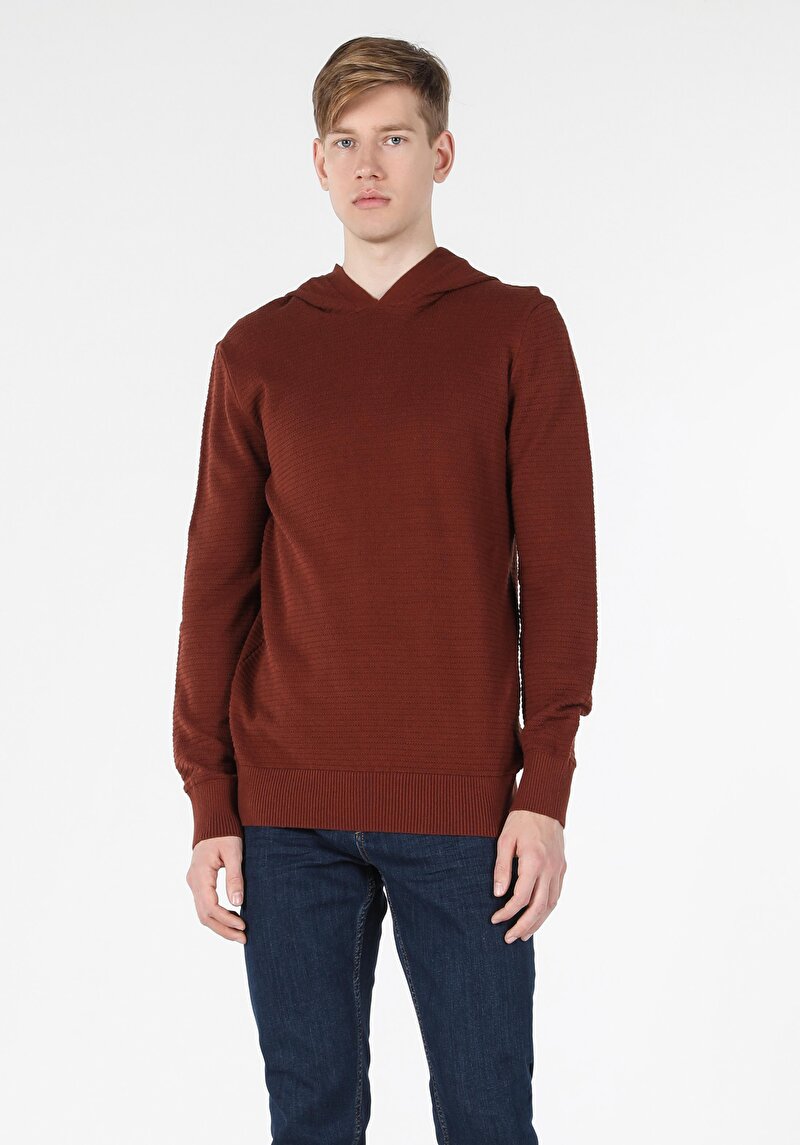 Показати інформацію про Светр Чоловічий Коричневий  Cl1056916