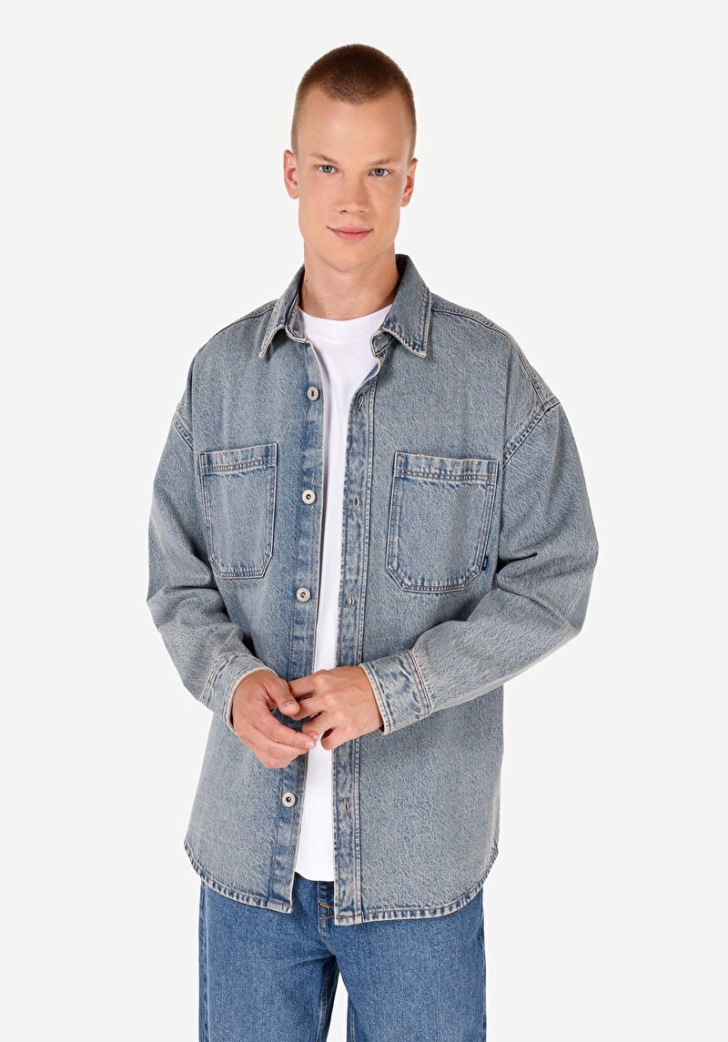 Зображення 051 Royal Сорочка З Довгим Рукавом Чоловіча Блакитна Cl1070648