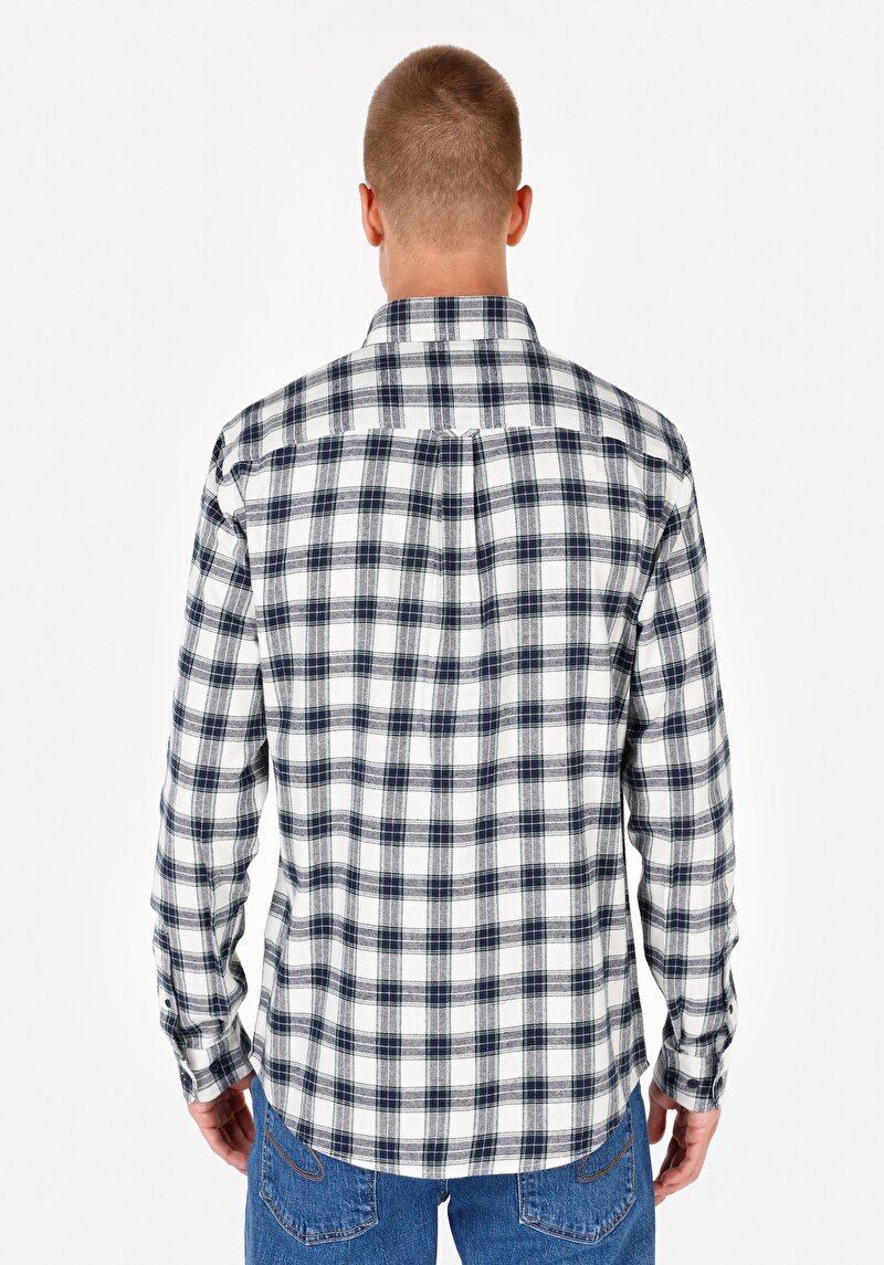 Зображення Сорочка З Довгим Рукавом Чоловіча Синя Cl1069838