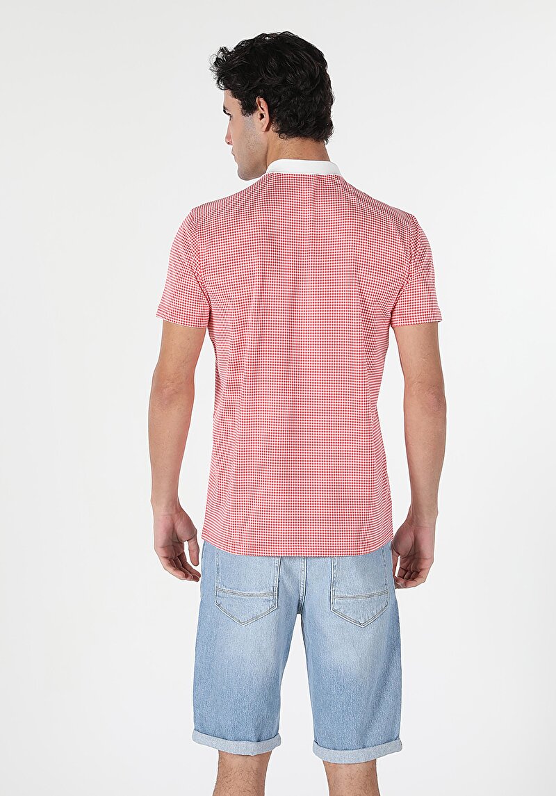 Показати інформацію про Поло З Коротким Рукавом Чоловіче Червоне  Cl1059258