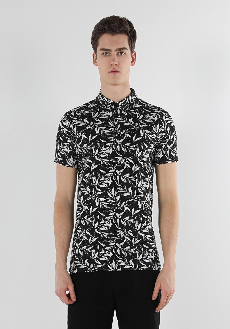 Показати інформацію про Поло З Коротким Рукавом Чоловіче Чорне  Cl1057038