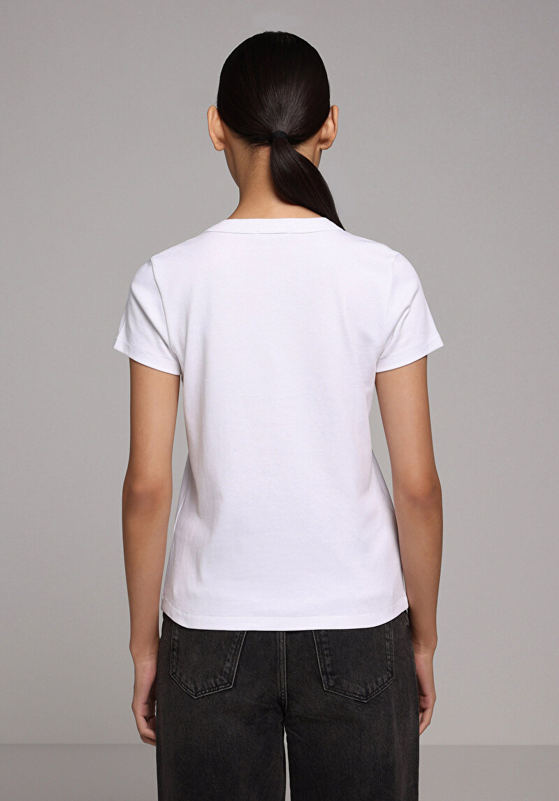 Зображення Футболка З Коротким Рукавом Жіноча Біла Cl1068567