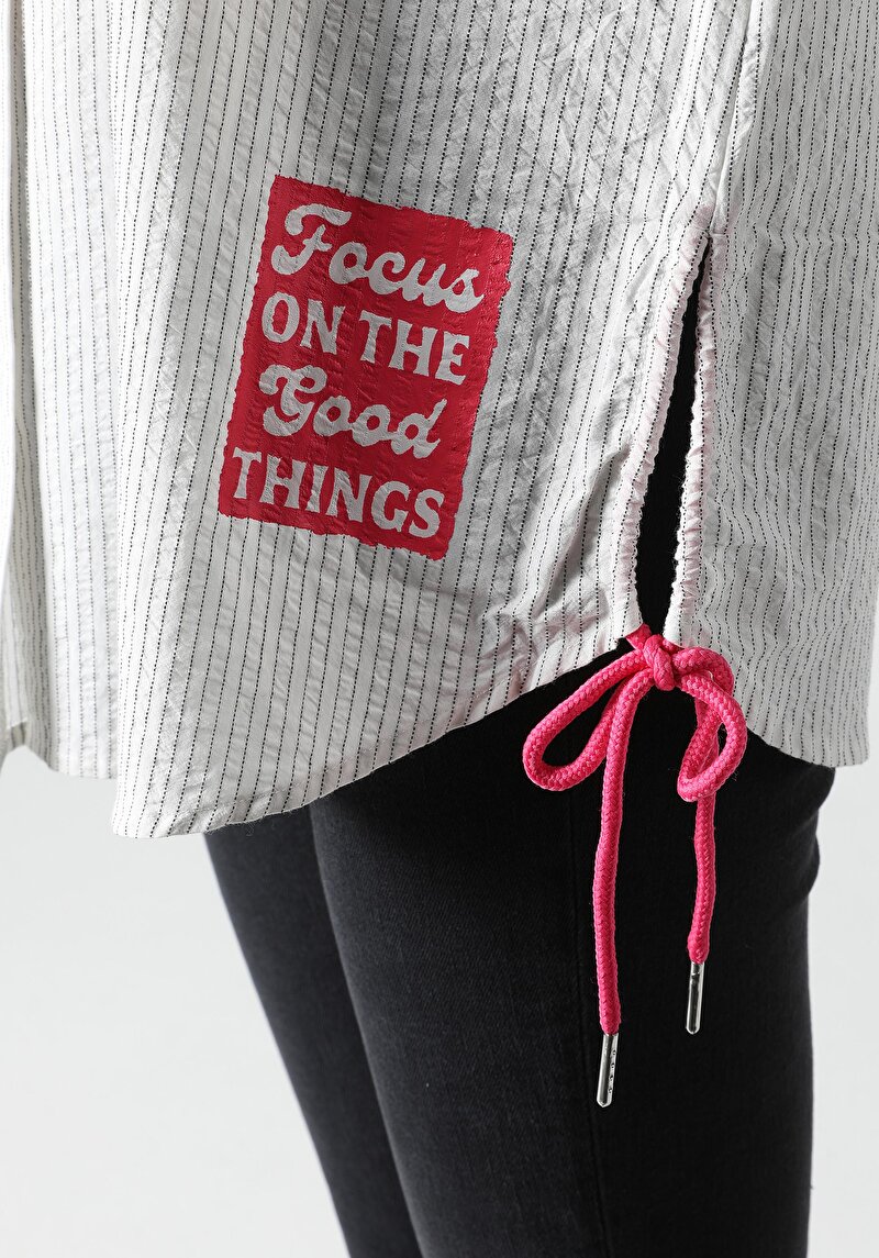 Показати інформацію про Сорочка З Довгим Рукавом Жіноча Біла  Cl1062114