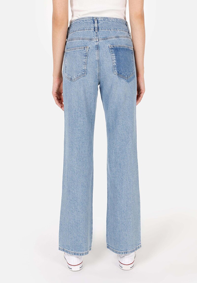 Зображення 786 Carlen Джинси Жіночі Блакитні Класичного Крою Cl1070664